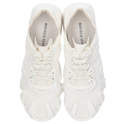 BOTTEGA VENETA White Mesh Low-Cut Sneakers Size 6.5