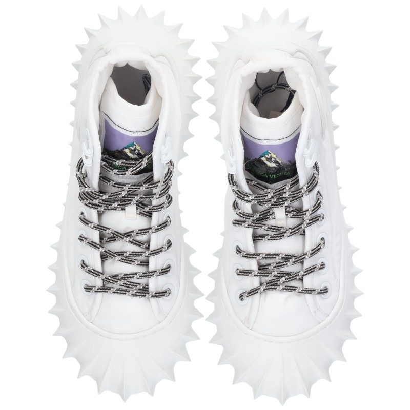 BOTTEGA VENETA Denver White Sneakers Size 6