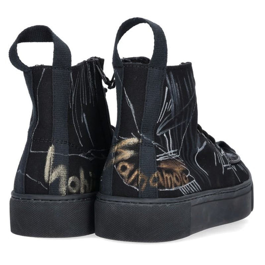 YOHJI YAMAMOTO POUR HOMME Graffiti High Top Sneaker Size 2