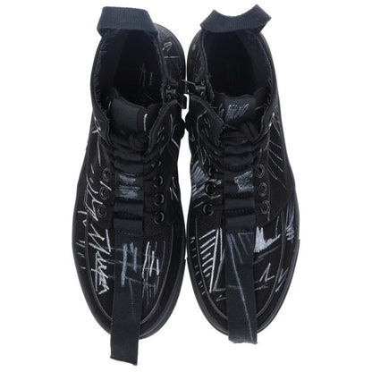 YOHJI YAMAMOTO POUR HOMME Graffiti High Top Sneaker Size 2