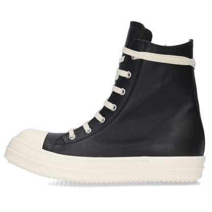 Rick Owens 26AW RAMONES Hi-Top Sneakers Blk/Wht Size 7.5