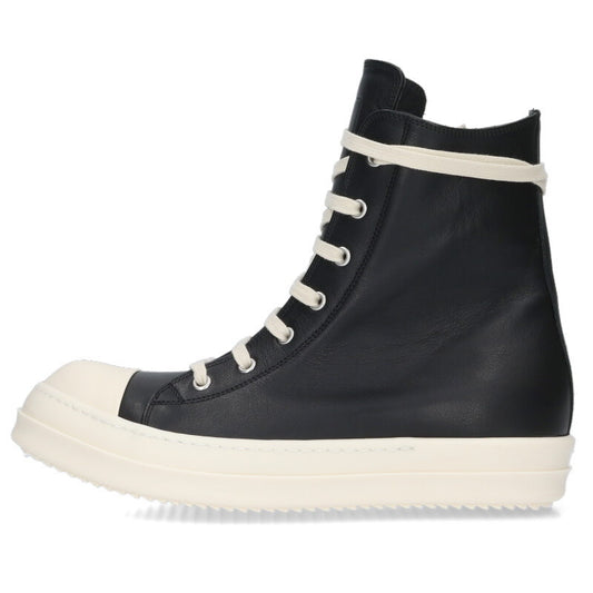 Rick Owens 26AW RAMONES Hi-Top Sneakers Blk/Wht Size 7.5