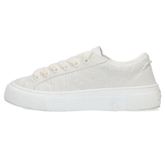 DIOR Spin Grained Calfskin Oblique White Size 8.5