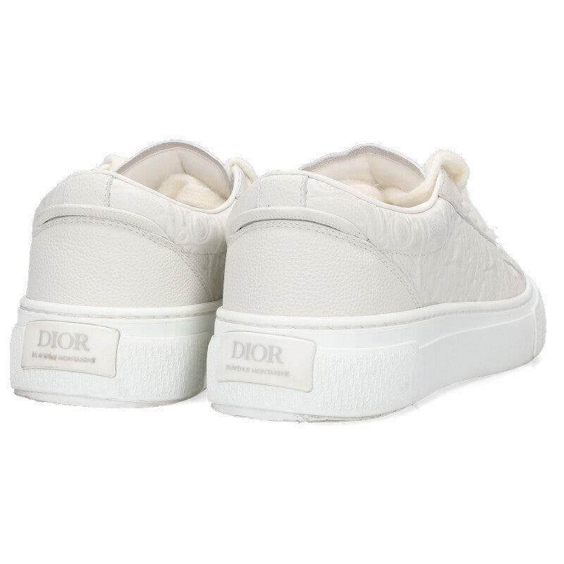 DIOR Spin Grained Calfskin Oblique White Size 8.5