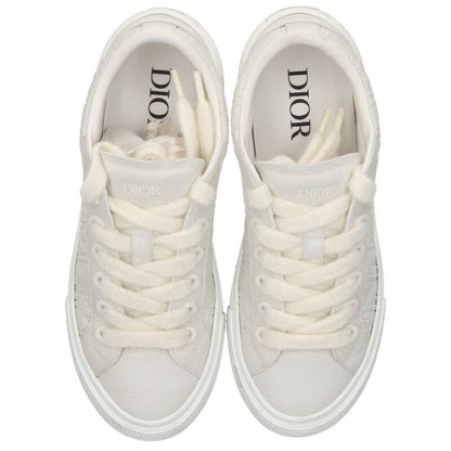 DIOR Spin Grained Calfskin Oblique White Size 8.5