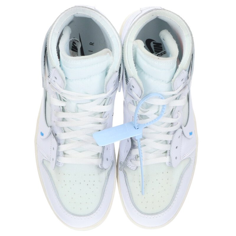 Virgil Abloh x Nike Air Jordan 1 High Alaska Multi Size 10.5