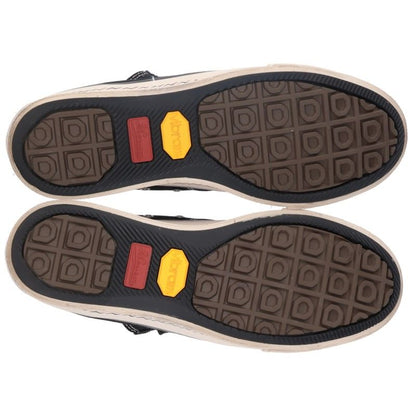 VISVIM Nolan Lo Canvas Low Top Sneakers Black White Size 10