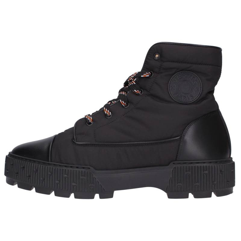 HERMES Fresh High-Cut Nylon Boot Sneakers Multi Size 9