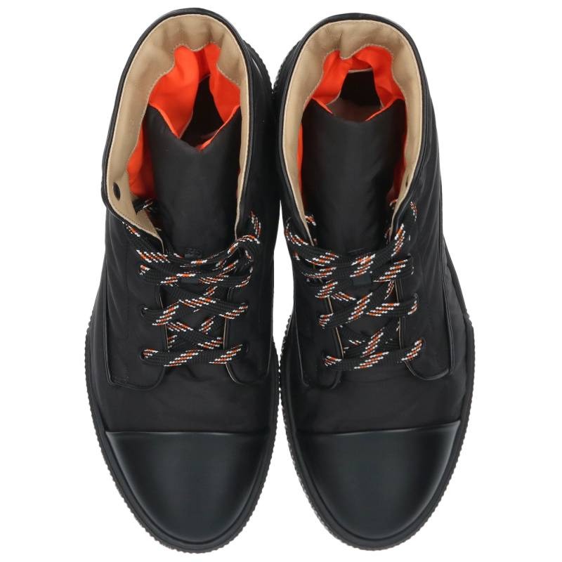 HERMES Fresh High-Cut Nylon Boot Sneakers Multi Size 9