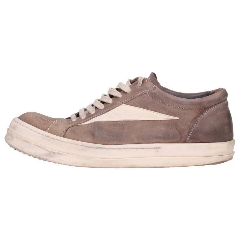 Rick Owens Vintage Sneaks Leather Low Top Sneakers Size EU 43