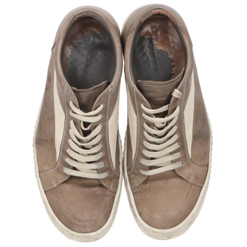 Rick Owens Vintage Sneaks Leather Low Top Sneakers Size EU 43