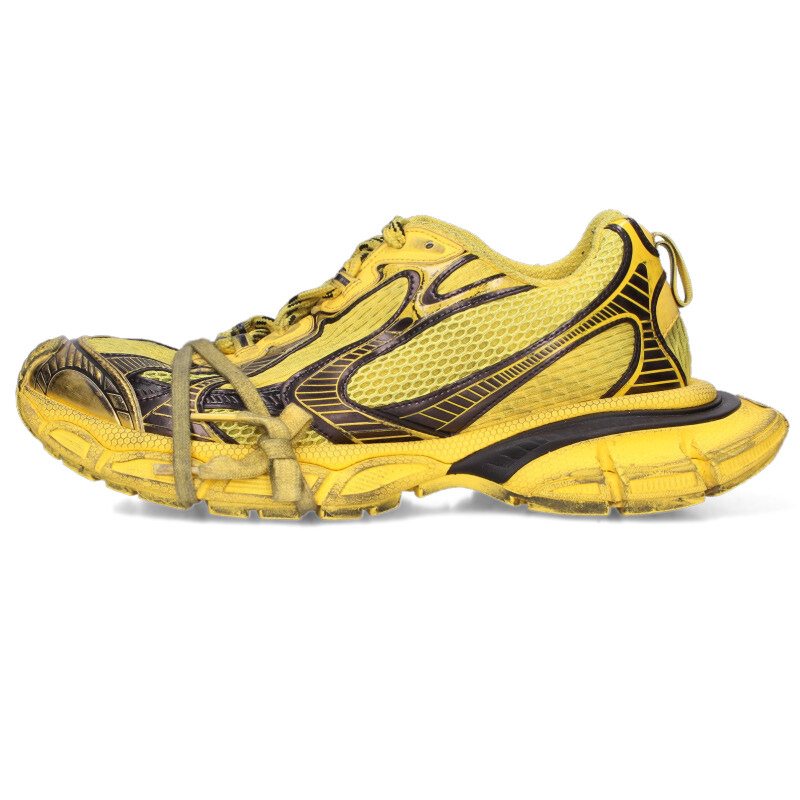 BALENCIAGA 3XL Yellow Black Sneakers Size EU 43