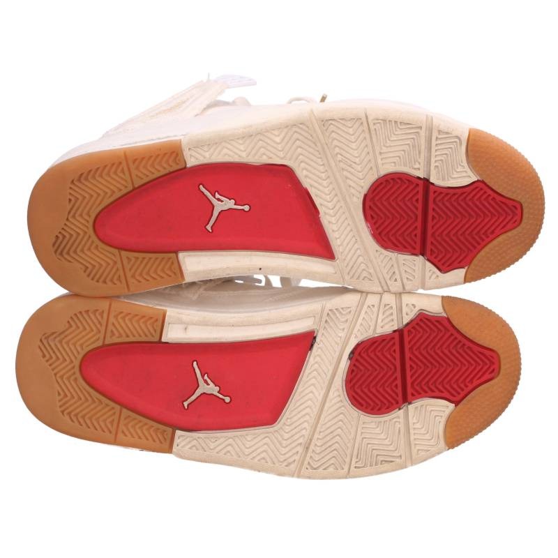 NIKE Air Jordan 4 White Denim AO2571-100 Size 9.5