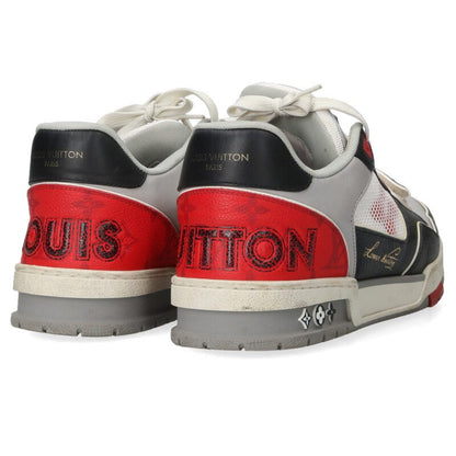 LOUISVUITTON LV Trainer Mesh Sneakers Grey Black Size 7.5