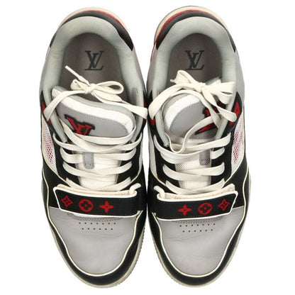 LOUISVUITTON LV Trainer Mesh Sneakers Grey Black Size 7.5