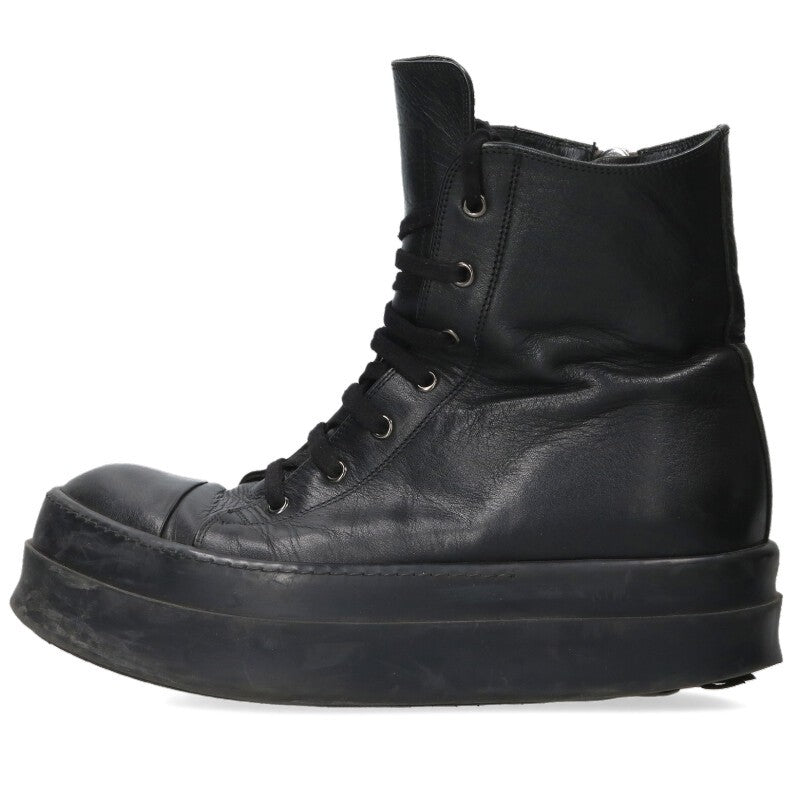 Rick Owens Mega Bumper Leather High-Top Sneakers Size 9.5