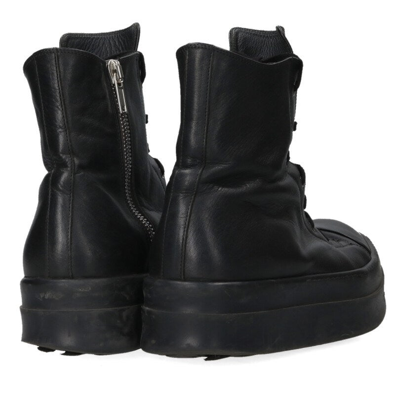 Rick Owens Mega Bumper Leather High-Top Sneakers Size 9.5