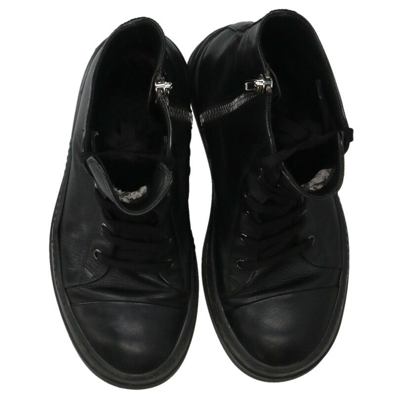 Rick Owens Mega Bumper Leather High-Top Sneakers Size 9.5