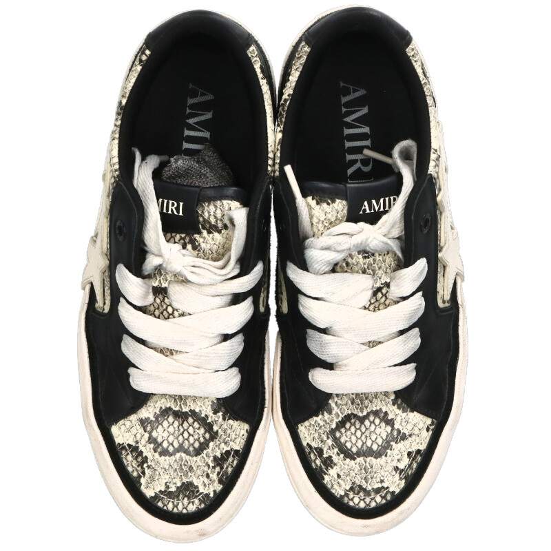 AMIRI SUNSET SKATE LOW Python Embossed Multi Size 12