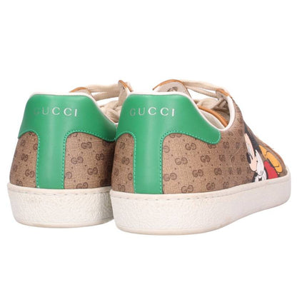 GUCCI 602548 Micro GG Character Print Low-Top Multi Size 8