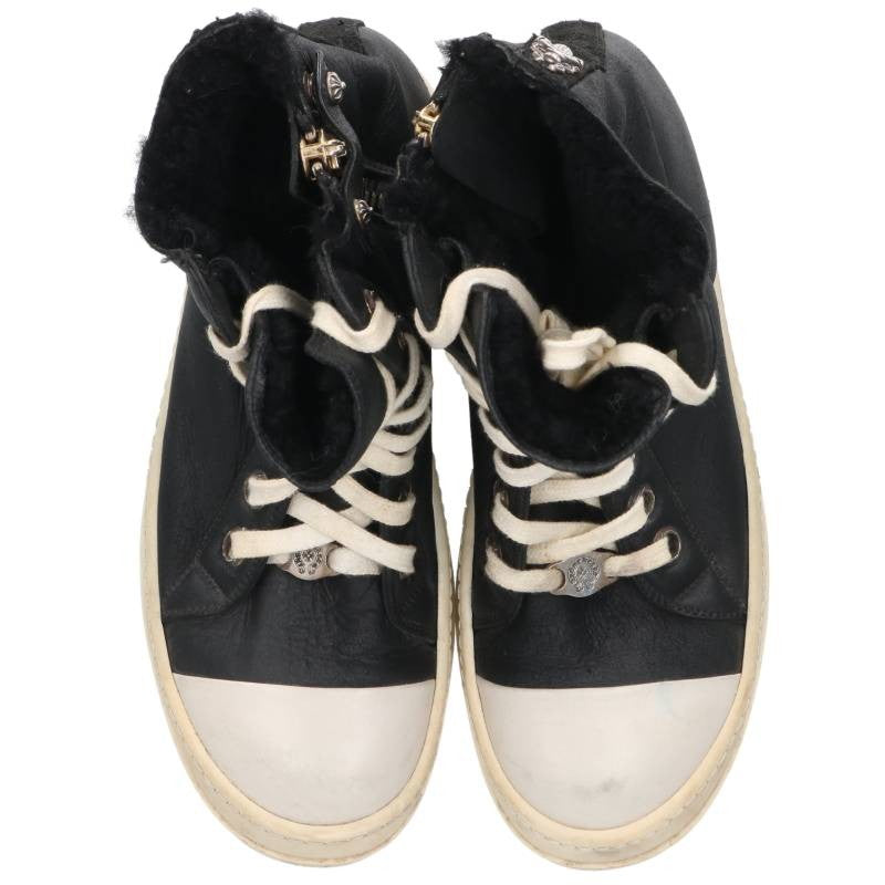 Chrome Hearts x Rick Owens RAMONES High-Top Sneakers Size 37
