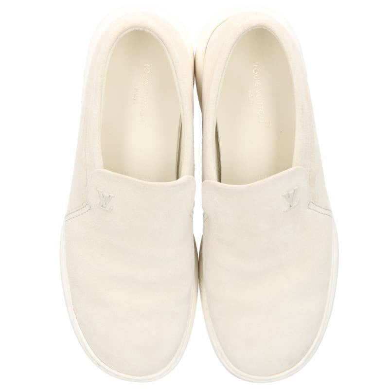 LOUISVUITTON Pacific Line Suede Slip-On Sneakers Size 7