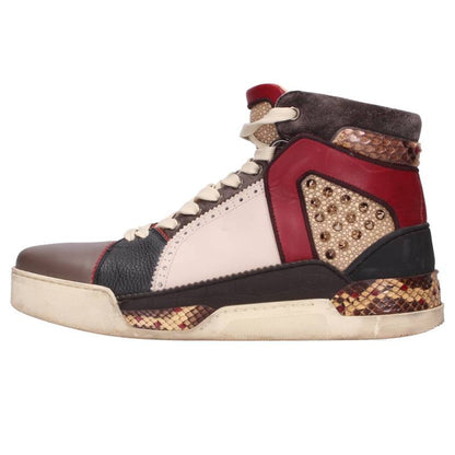 Christian Louboutin Exotic Leather Studded High-Top Size 8.5