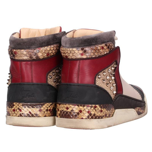 Christian Louboutin Exotic Leather Studded High-Top Size 8.5