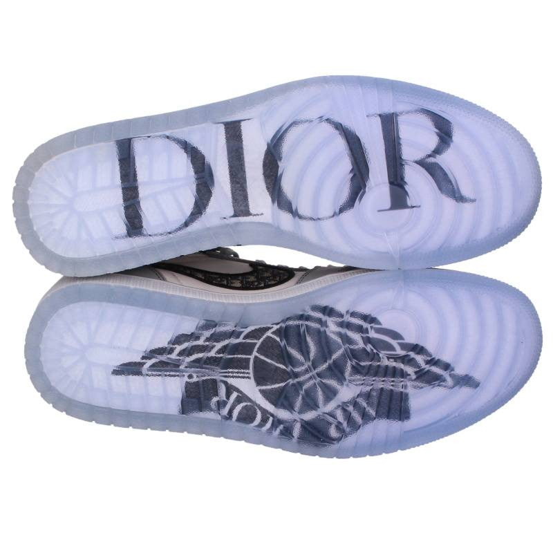 DIOR Air Jordan 1 High OG Sneakers Multi Size 9.5