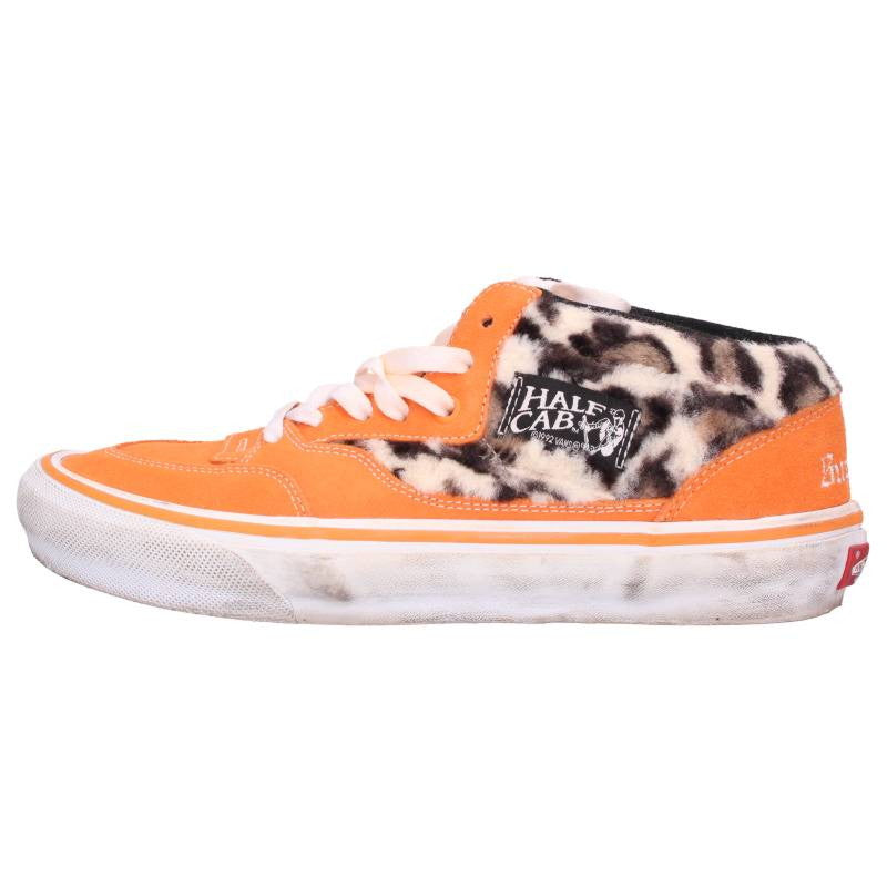 SUPREME x VANS SKATE HALF CAB Leopard Sneakers Size 26.5cm