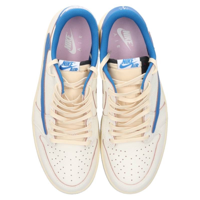 Travis Scott x Nike Air Jordan 1 Low Blue Sneakers Size 29cm
