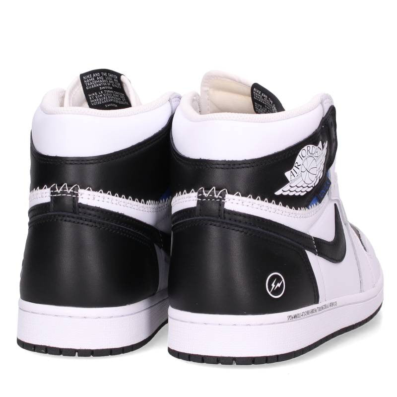 fragment design x Nike Air Jordan 1 Black White Sneakers Size 28cm