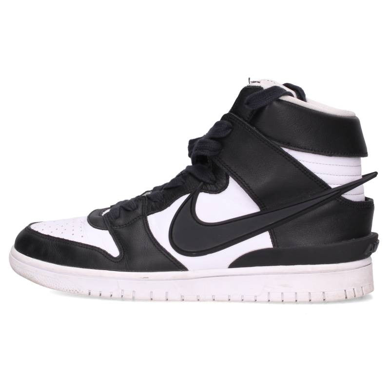 AMBUSH x Nike Dunk High High-Top Black White Size 28cm