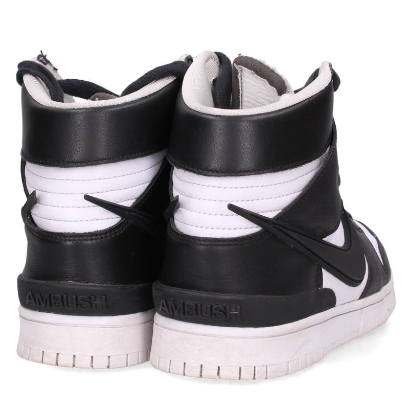 AMBUSH x Nike Dunk High High-Top Black White Size 28cm
