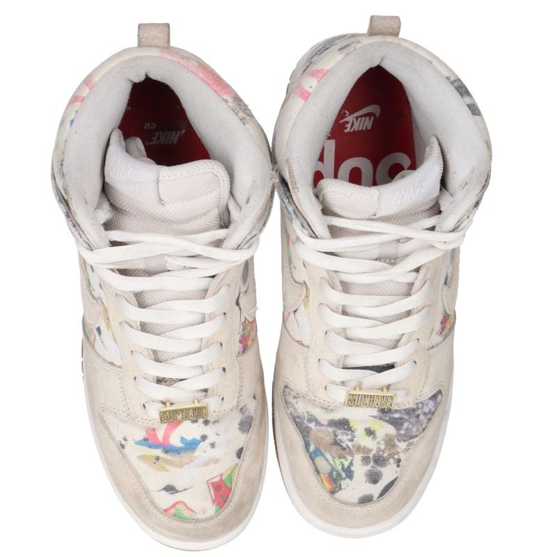 SUPREME x Nike Rammellzee Grey Sneakers Size 26.5cm