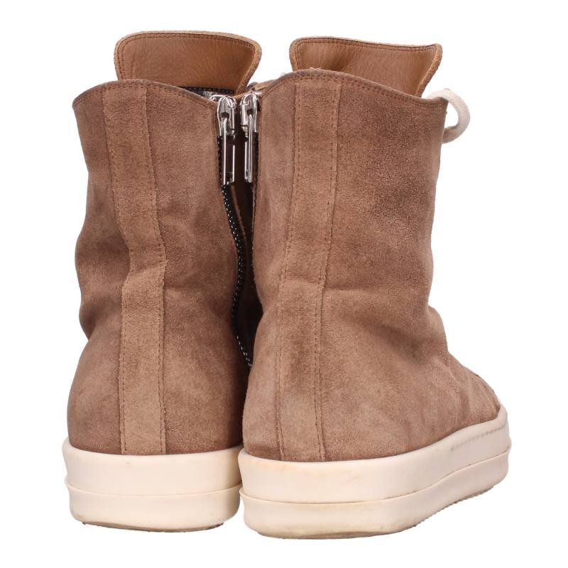Rick Owens RAMONES Suede Leather Hi-Top Sneakers Size 8.5