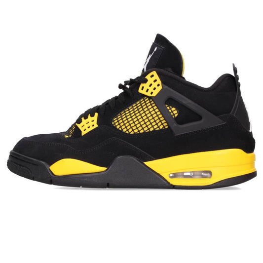 NIKE AIR JORDAN 4 RETRO Thunder Sneakers Size 28cm