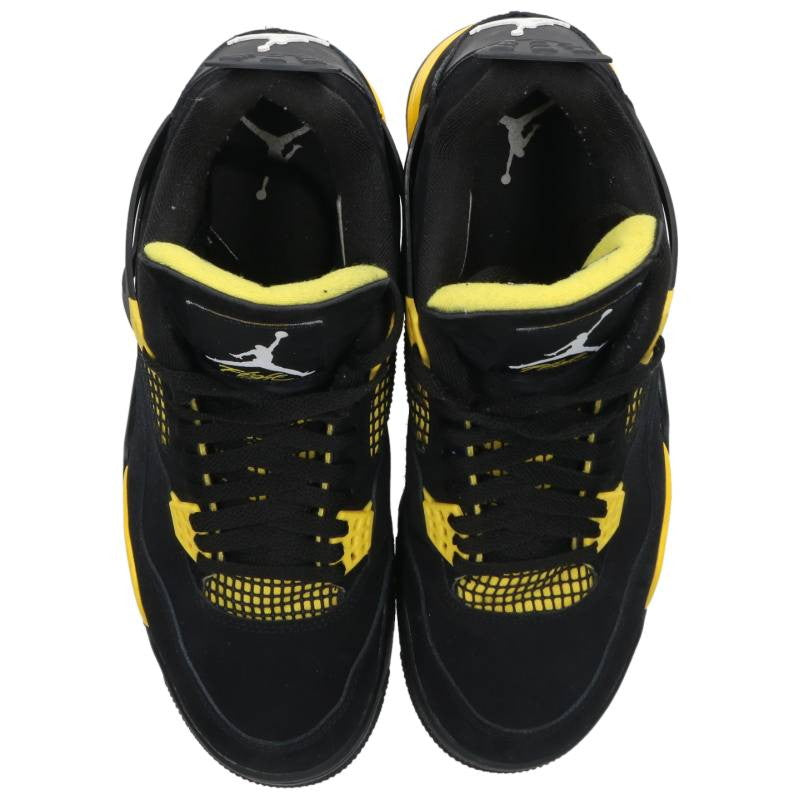 NIKE AIR JORDAN 4 RETRO Thunder Sneakers Size 28cm