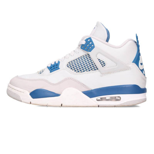 NIKE AIR JORDAN 4 RETRO Industrial Blue Sneakers Size 28cm