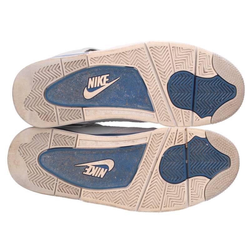 NIKE AIR JORDAN 4 RETRO Industrial Blue Sneakers Size 28cm