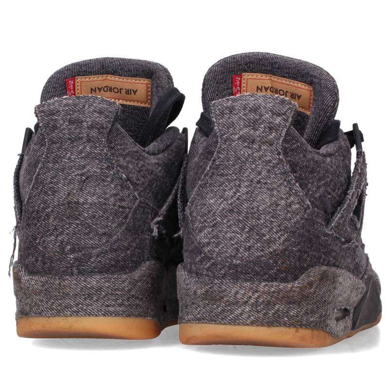 NIKE LEVI'S AIR JORDAN 4 RETRO Denim Sneakers Size 28cm