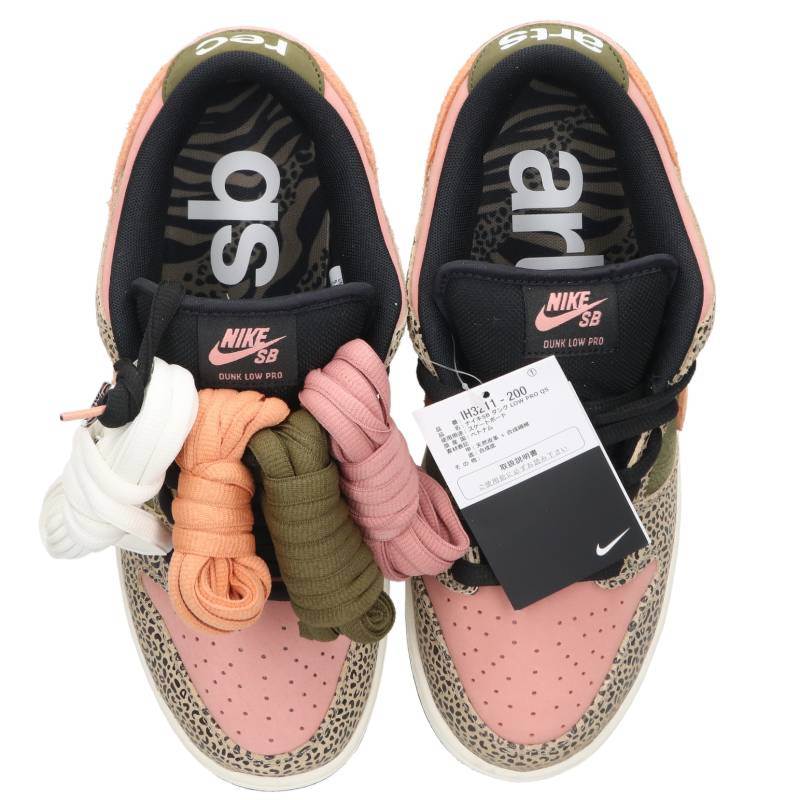 NIKE SB Dunk Low Pro QS Arts-Rec Pink Sneakers Size 27.5cm