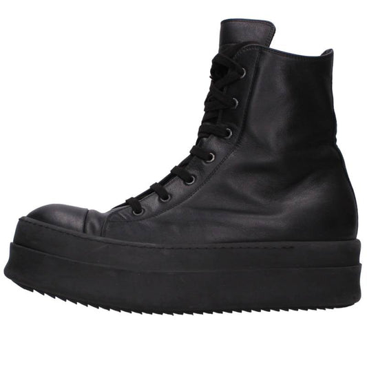 Rick Owens Mega Bumper Leather Sneakers Black Size 9.5