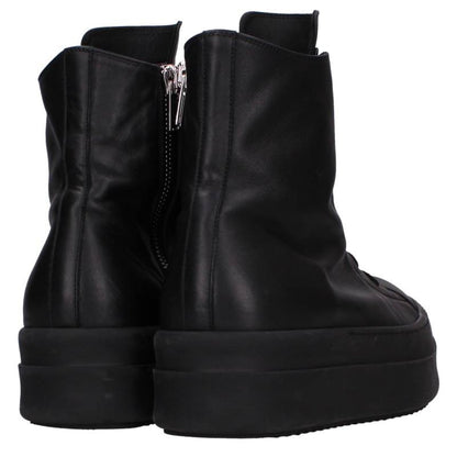 Rick Owens Mega Bumper Leather Sneakers Black Size 9.5