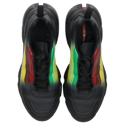 PRADA 4E3595 Collision Cross Low-Top Sneakers Size 9