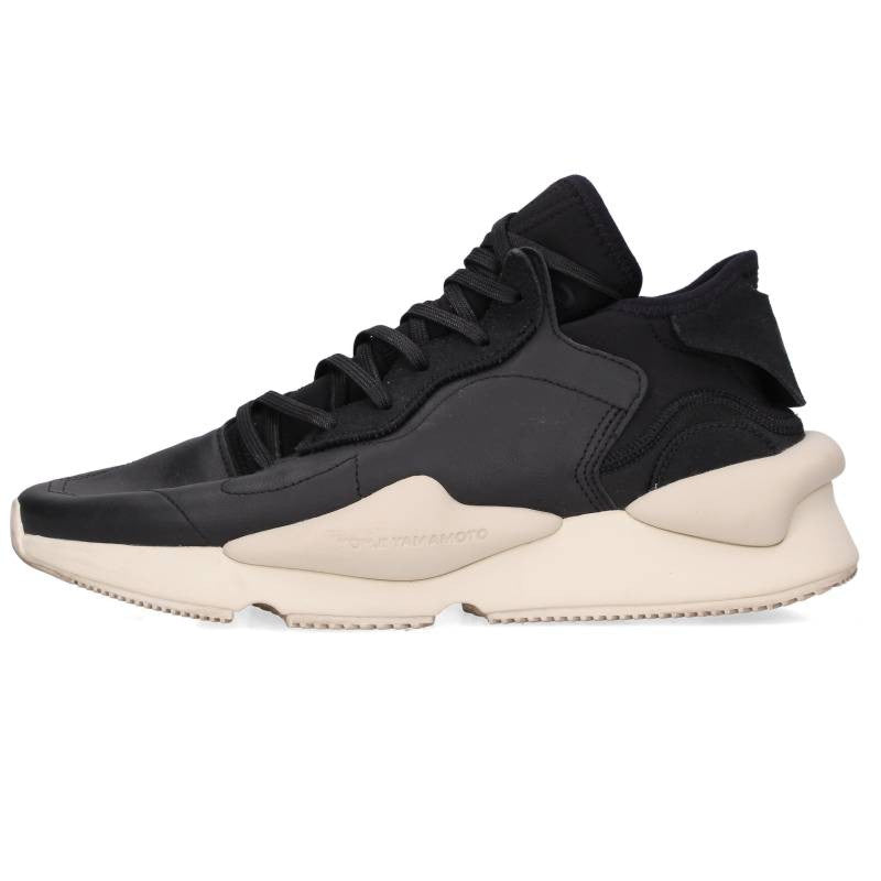 Y-3 Kaiwa Black White Low-Top Sneakers Size 28