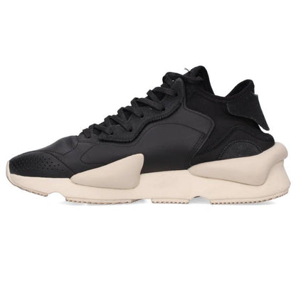 Y-3 Kaiwa Black White Low-Top Sneakers Size 28