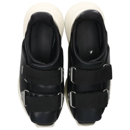 Rick Owens Burritogeth Velcro Sneakers Black White Size EU 43