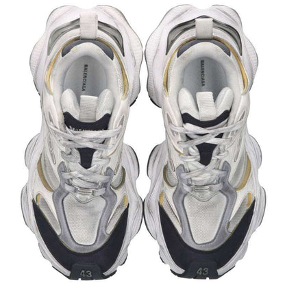 BALENCIAGA Cargo White Low-Top Sneakers Size EU 43