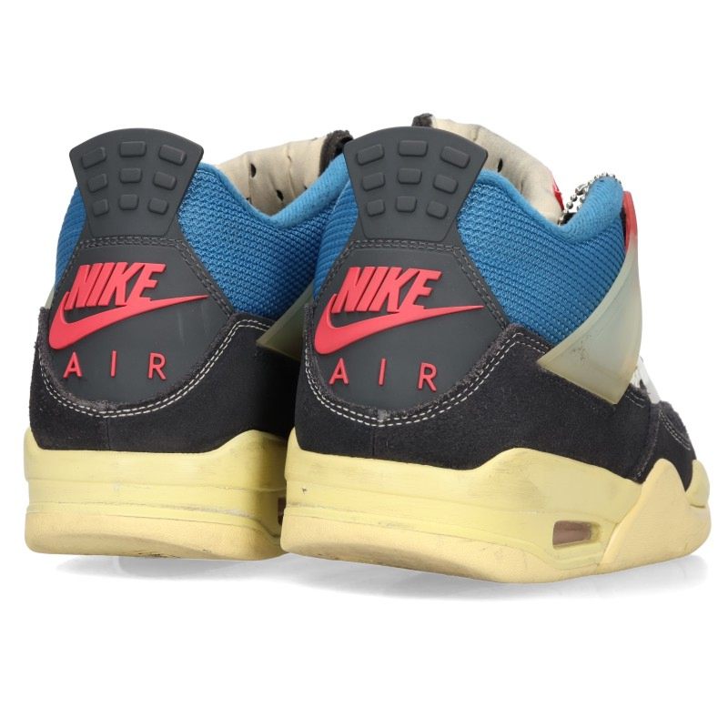 UNION x Nike Air Jordan 4 Sneakers Black Size 26.5cm